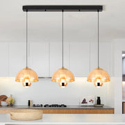 Nordic 3 Heads Glass Kitchen Pendant Light