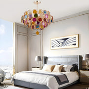Boho Luxe Rainbow Agate Chandelier