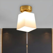 Modern Decorative Cube Glass Ceiling Lamp