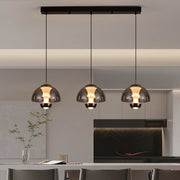 Nordic 3 Heads Glass Kitchen Pendant Light