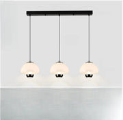 Nordic 3 Heads Glass Kitchen Pendant Light