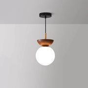 Japanese-Style Wooden Ceiling Light