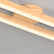 Nordic Wooden Grain Ceiling Light