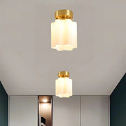 Modern Decorative Cube Glass Ceiling Lamp