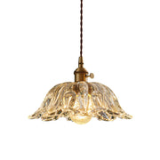 Nordic Single-Head Glass Flower Pendant Lamp