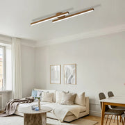 Nordic Wooden Grain Ceiling Light