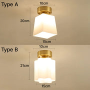 Modern Decorative Cube Glass Ceiling Lamp