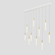 Modern Long Tube Cylindrical Suspension Pendant Light