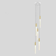 Modern Long Tube Cylindrical Suspension Pendant Light