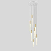 Modern Long Tube Cylindrical Suspension Pendant Light