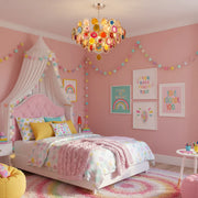 Boho Luxe Rainbow Agate Chandelier