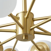 Nordic Ball Cream Glass Chandelier