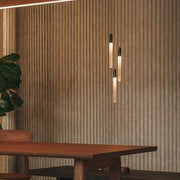 Modern Long Tube Cylindrical Suspension Pendant Light