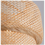 Modern Bamboo Rattan Woven Pendant Lamp