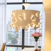 Modern Cream French-Style Restaurant Pendant Light