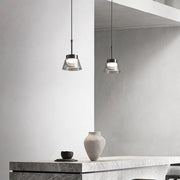 Italian Minimalist Glass Pendant Light